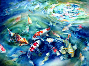 Bly Sally waterplay Sally Bly watercolor Waterplay