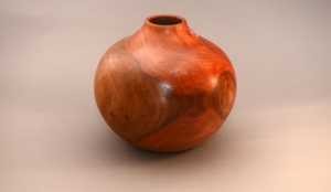 Wood Vase by Cam Baher