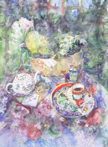 Tea in the Garden by Cynthia A. Brenneman